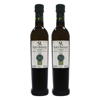솔레르 로메로 유기농 엑스트라버진 올리브오일, 500ml, 2개
