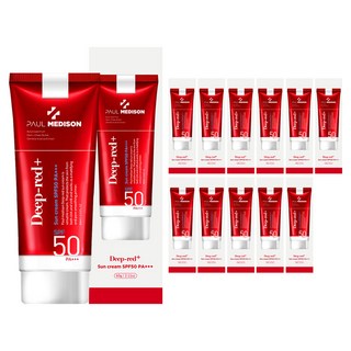 PAUL MEDISON Deep red防曬霜 SPF50 PA+++ 60ml, 12個