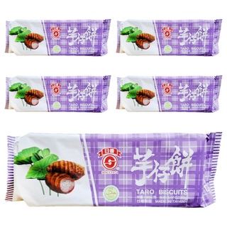 日香 芋仔餅 TARO BRITTLE 嚴選道地食材 精心調配, 90g, 5包