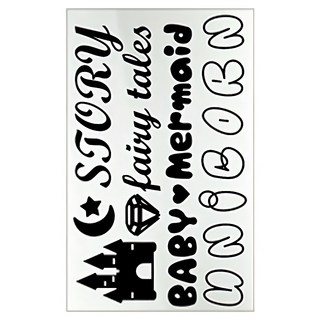 MI MI LEO 冷撕燙畫 R 18 x 11cm, 1個