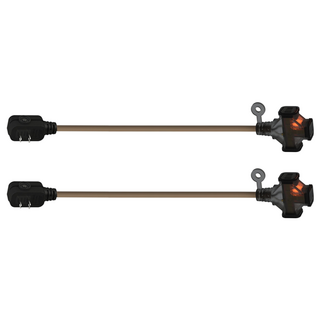 永旭3插座耐熱動力軟線 SJ2031S-02, 0.6m, 沙色, 2條