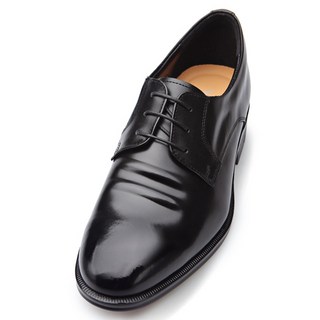 VONIN HOMME 牛皮簡約線條大尺碼可至300mm立體皮革輕量手工正裝皮鞋 SE299BK