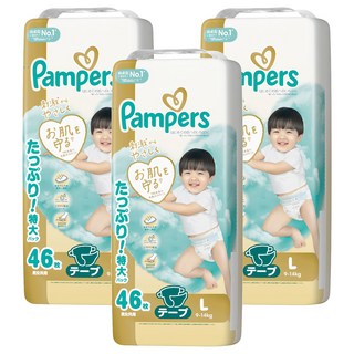Pampers 幫寶適 日本境內版 黏貼型尿布, L, 138片