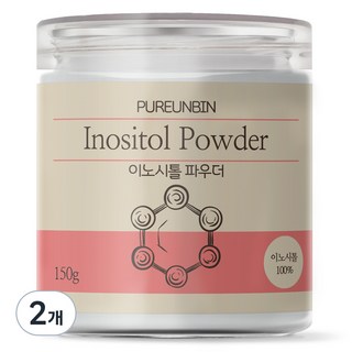 PUREUNBIN 肌醇粉, 150g, 2個