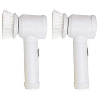 5合1電動清潔刷 可掛牆設計 充電款 IPX6防水, 白色, 2組
