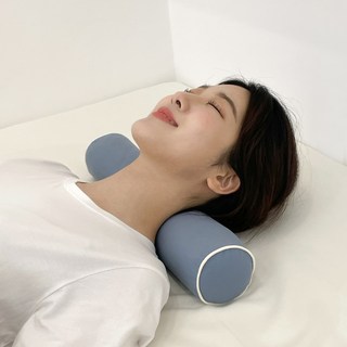 집콕 비즈폼 경추베개, 네이비, 1개