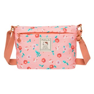 Hello Kitty 凱蒂貓 花園午茶 側背包 KT03I04PK, 珊瑚粉