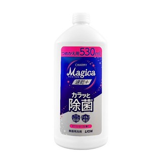 LION 獅王 CHARMY Magica 台灣公司貨 洗碗精 白玫瑰, 530ml, 1瓶