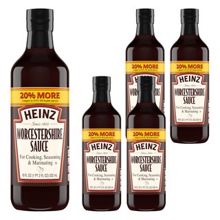 HEINZ 亨氏 伍斯特醬, 532ml, 5瓶