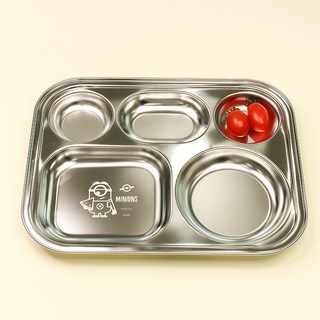 LILFANT 幼兒小小兵不鏽鋼餐盤, 混色, 單品