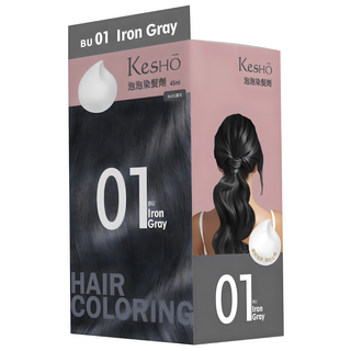 KeSHO 泡泡染髮劑, 1個, 霧灰