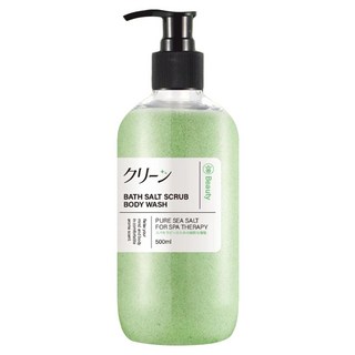 Kurin 海鹽去角質保濕補水長效香氛沐浴露 美背淨荳, 1個, 500ml