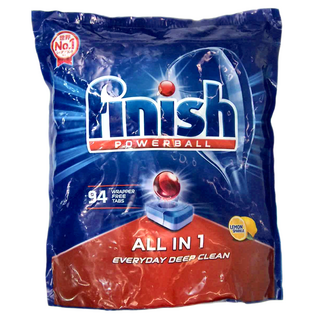 finish MUSE 洗碗機專用 紅球強效洗碗錠 94錠, 1包, 18g