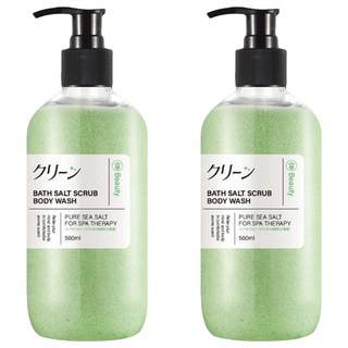 Kurin 海鹽去角質保濕補水長效香氛沐浴露 美背淨荳, 2個, 500ml