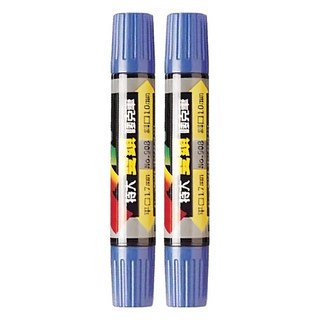 LIBERTY 利百代 特大雙頭麥克筆 NO.908, 藍色, 2個