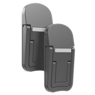 e-kit 逸奇 鋅合金雙檔可調角度筆電平板隱形折疊支架 AF-MD21_GR 深空灰 支援各種尺寸筆記型電腦, 2個