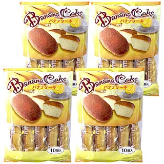 幸福堂 香蕉蛋糕 10入, 4個, 180g