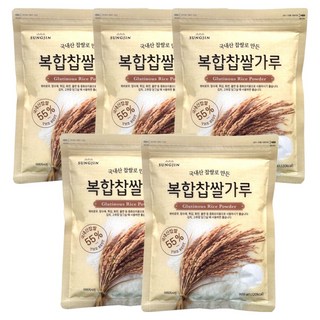 SUNGJIN FOOD 複合糯米粉, 300g, 5個