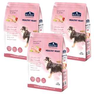 BLUE BAY 倍力 S30 心血管保健低敏 狗糧, 雞肉 + 燕麥, 1.5kg, 3袋