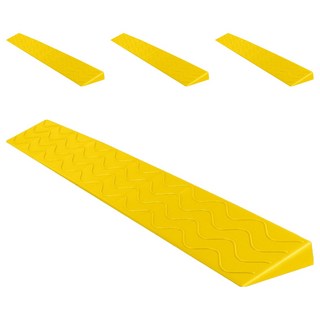 ReadyBox 安全門檻斜坡板 門檻坡道 支撐座, 4個, 黃色