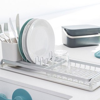 brabantia 餐具瀝水架, 淺灰