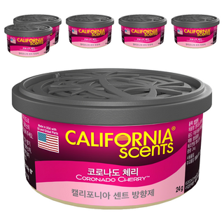 캘리포니아센트 방향제, 6개, 코로나도 체리