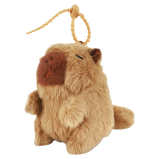 珠友文化 搖尾巴吊飾 BU-02066, 水豚 棕色, 1個