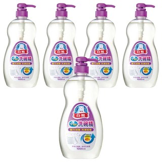 白熊 PLUS洗碗精, 1kg, 5瓶
