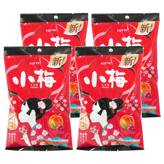 LOTTE 樂天 小梅 梅子風味糖, 56.7g, 4袋