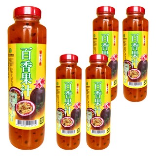 南投埔里農會 百香果汁, 800g, 5瓶