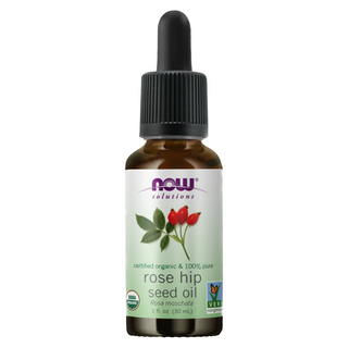 now foods 美國USDA有機認證純玫瑰果保濕油, 30ml, 1瓶