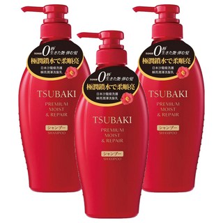 TSUBAKI 思波綺 瞬亮潤澤洗髮乳 450ml 深層滋潤 告別毛躁 柔順亮澤, 3瓶