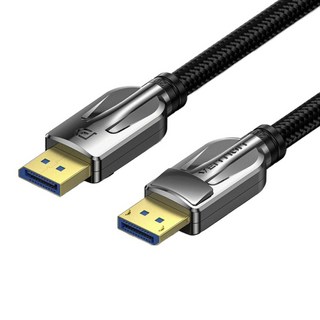 VEnTIOn 威迅 HGA系列 DP2.0公對公8K高清傳輸線 5m 黑色 鍍金 40Gbps, 1條