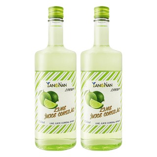 YANGNAN 仰南 萊姆風味糖漿, 750ml, 2瓶