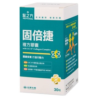 台塑生醫 MD Formula 醫之方 固倍捷 複方膠囊食品, 含UC-II膠原蛋白複合物, 30顆, 560mg, 1盒