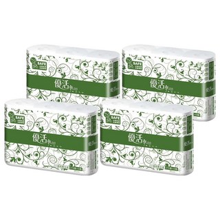 LIVI 優活 小捲筒衛生紙 270張, 6捲, 4袋