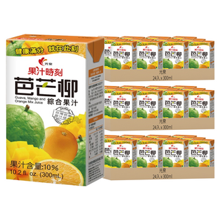 光泉 果汁時刻 芭芒柳汁 綜合果汁 300ml x 24入, 72入
