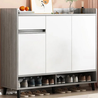 三門鞋櫃 XG013220N863V04, 灰色, 1個