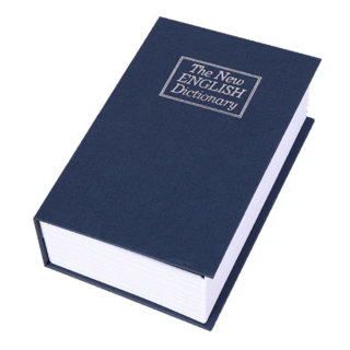 書本保險箱 密碼款 密碼小說款, 藍色