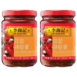 李錦記 蒜蓉辣椒醬 蒜香濃郁, 368g, 2罐