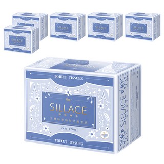 春風 SILLACE 抽取式衛生紙 3層 120張, 24包, 6袋