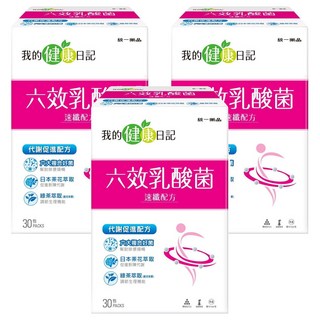 我的健康日記 六效乳酸菌速纖配方 顆粒 Set 含六大複合好菌、日本茶花萃取、綠茶萃取 幫助排便順暢 促進新陳代謝 調節生理機能, 30包, 5g, 3盒