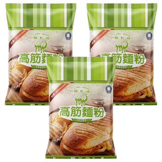 聯華製粉 高筋麵粉, 1kg, 3包