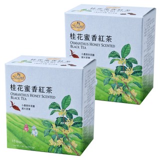 Magnet 曼寧桂花蜜香紅茶, 台灣在地茶, 南投名間鄉四季春烏龍茶, 全發酵半球形紅茶, 冷泡熱飲都甘美, 3.5g, 15包, 2盒