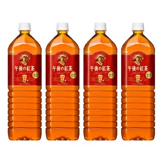 KIRIN 麒麟 午後紅茶 原味紅茶, 採用汀布拉Dimbula茶葉, 帶有玫瑰花般的香氣, 1.5L, 4瓶