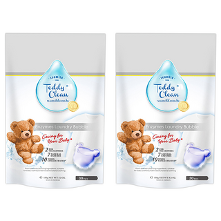 清淨海 Teddy Clean系列 植萃酵素洗衣膠囊 小蒼蘭香, 30顆, 2袋