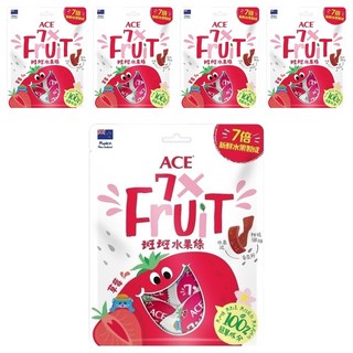 ACE 斑斑水果條 紐西蘭水果, 90g, 5袋