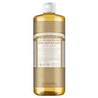 Dr.Bronner's 布朗博士 保濕潔膚露 檀香茉莉, 946ml, 1件