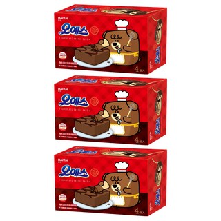 HAITAI 海太 脆皮黑森林蛋糕 (30公克x4入) 巧克力塗層蛋糕, 120g, 3盒