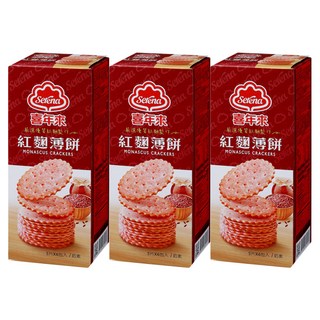 喜年來 紅麴薄餅 5片x6包入 奶素, 120g, 3盒